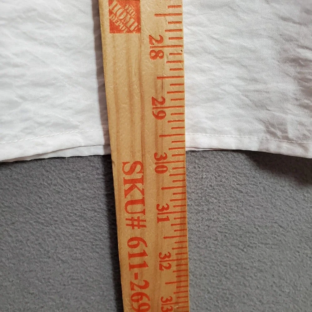 Ali Miles Button Up Shirt Womens 2X White Lagenlook Minimalist Career Chic Relax - Picture 4 of 7